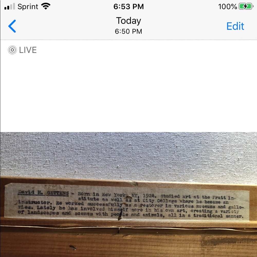 Pic... vintage! Perfect condition. Beautiful